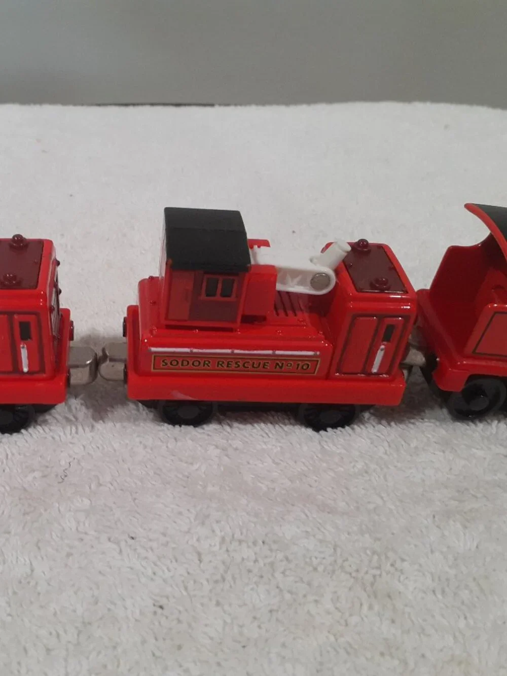 Thomas and Friends Railroad Tank engines: James. Spotlight & Hose car, Emily